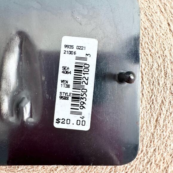 Brass Metal NOS Bald Eagle Spread Wings Soaring Mountains Trees Belt Buckle - Picture 5 of 5